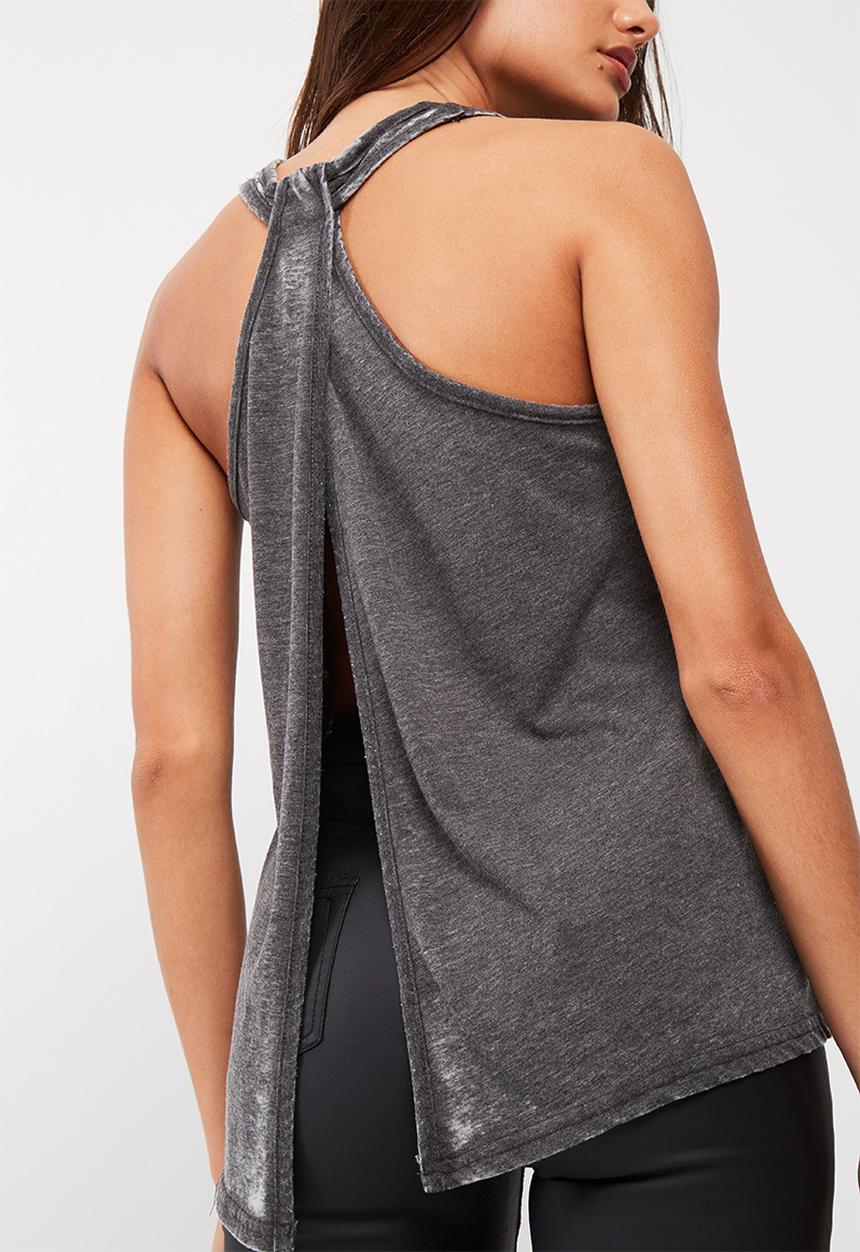 Missguided - Split back vest top