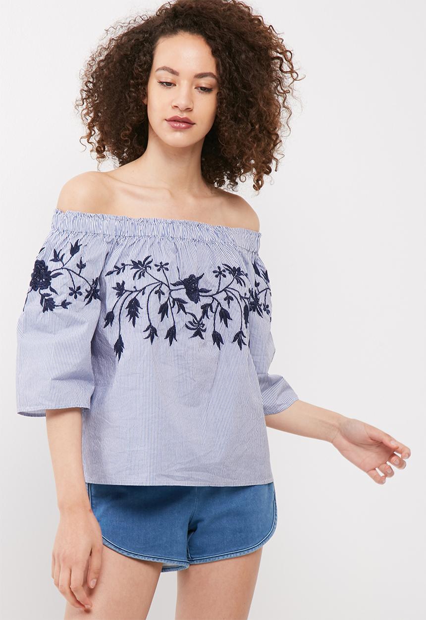 Vero Moda - Bella off shoulder midi top