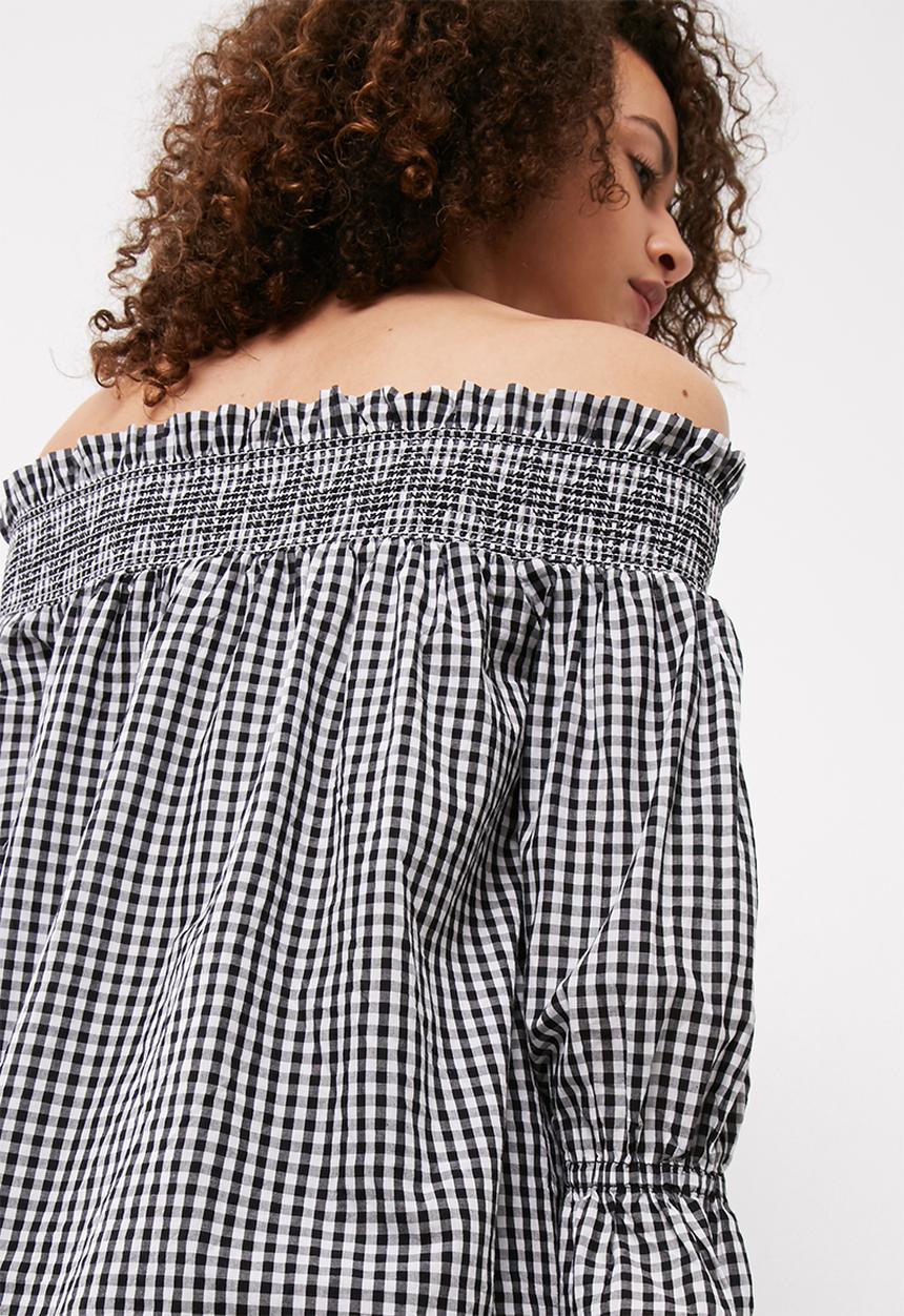 Vero Moda - Lina off shoulder gingham top