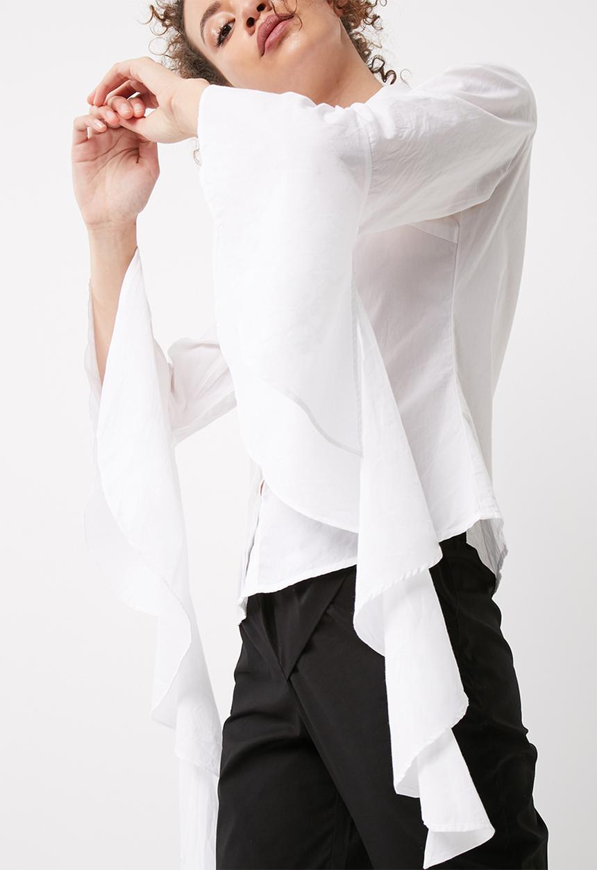 Vero Moda - Agnes flounce shirt