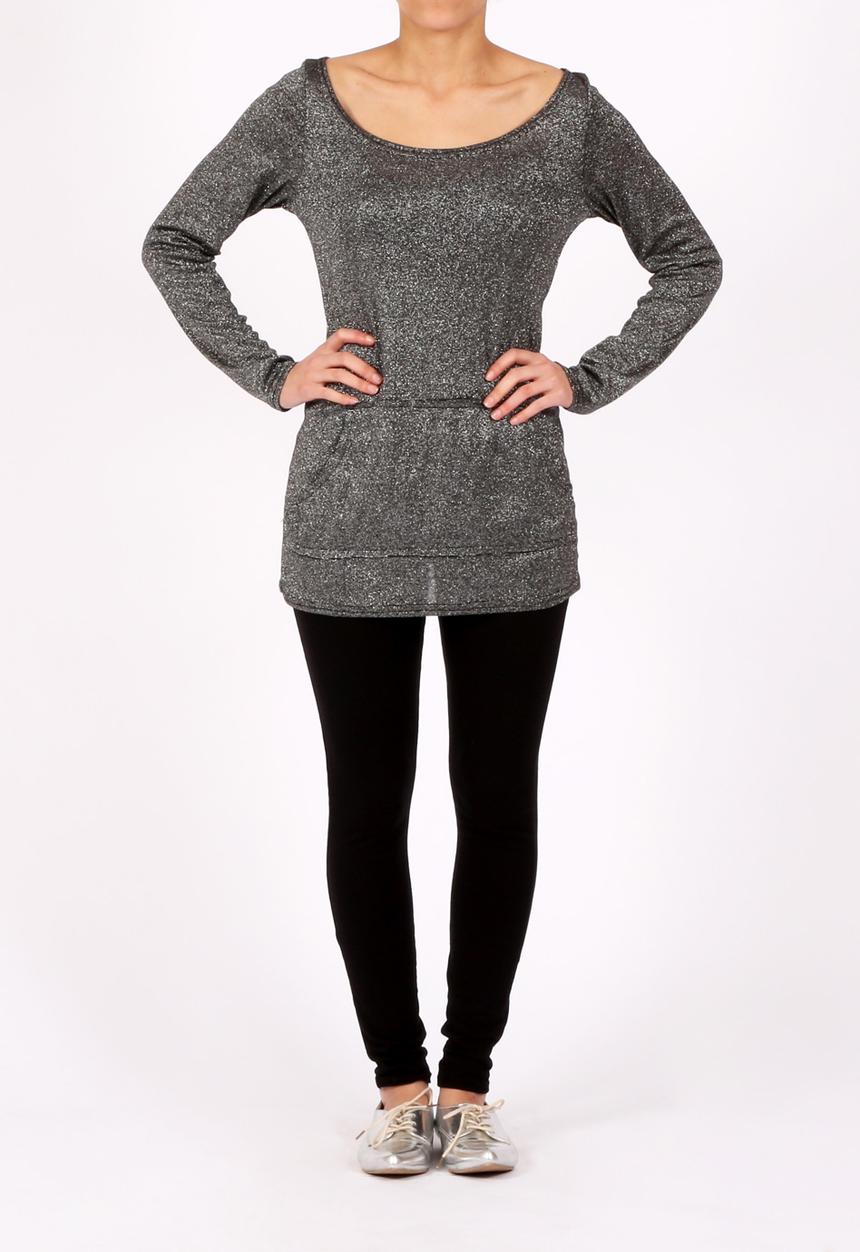 Two Clothing - Long Sleeve Pocket Tee – Silver