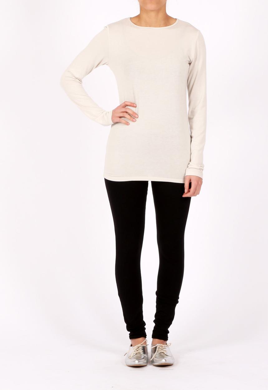 Two Clothing - Keyhole Tee – Cream