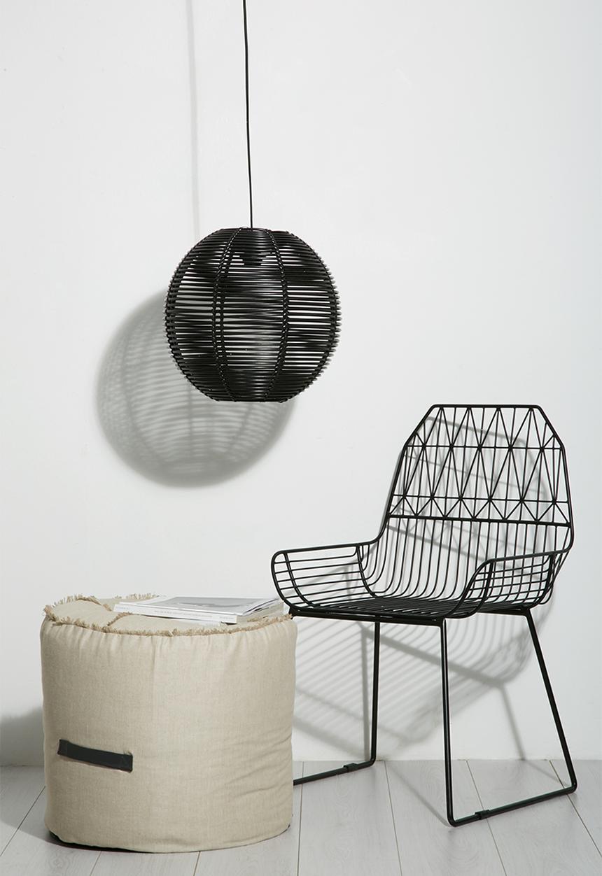 Sixth Floor - Rattan ball pendant