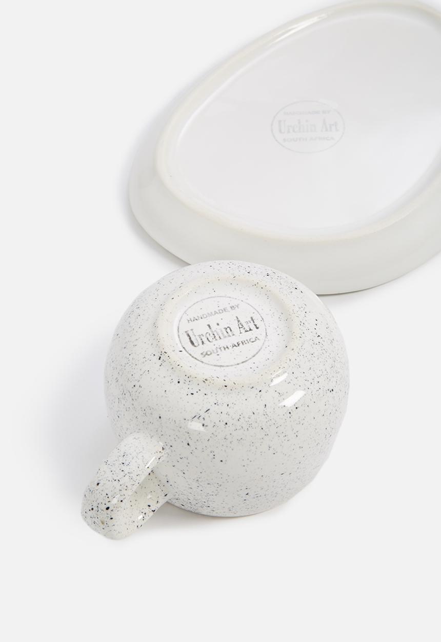 Urchin Art - Speckle mug platter