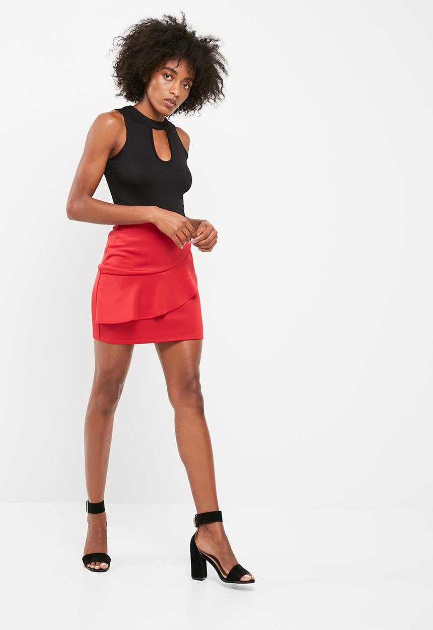 dailyfriday - Ruffle frill mini skirt