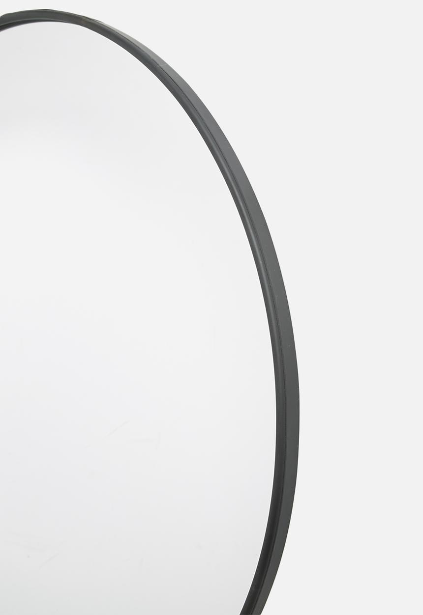 Sixth Floor - Iron round mirror - large 70cm dia