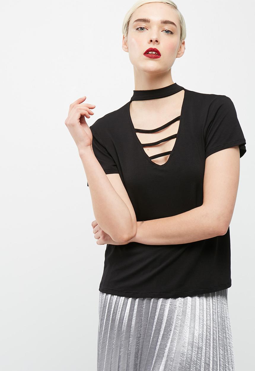 dailyfriday - Choker knit tee