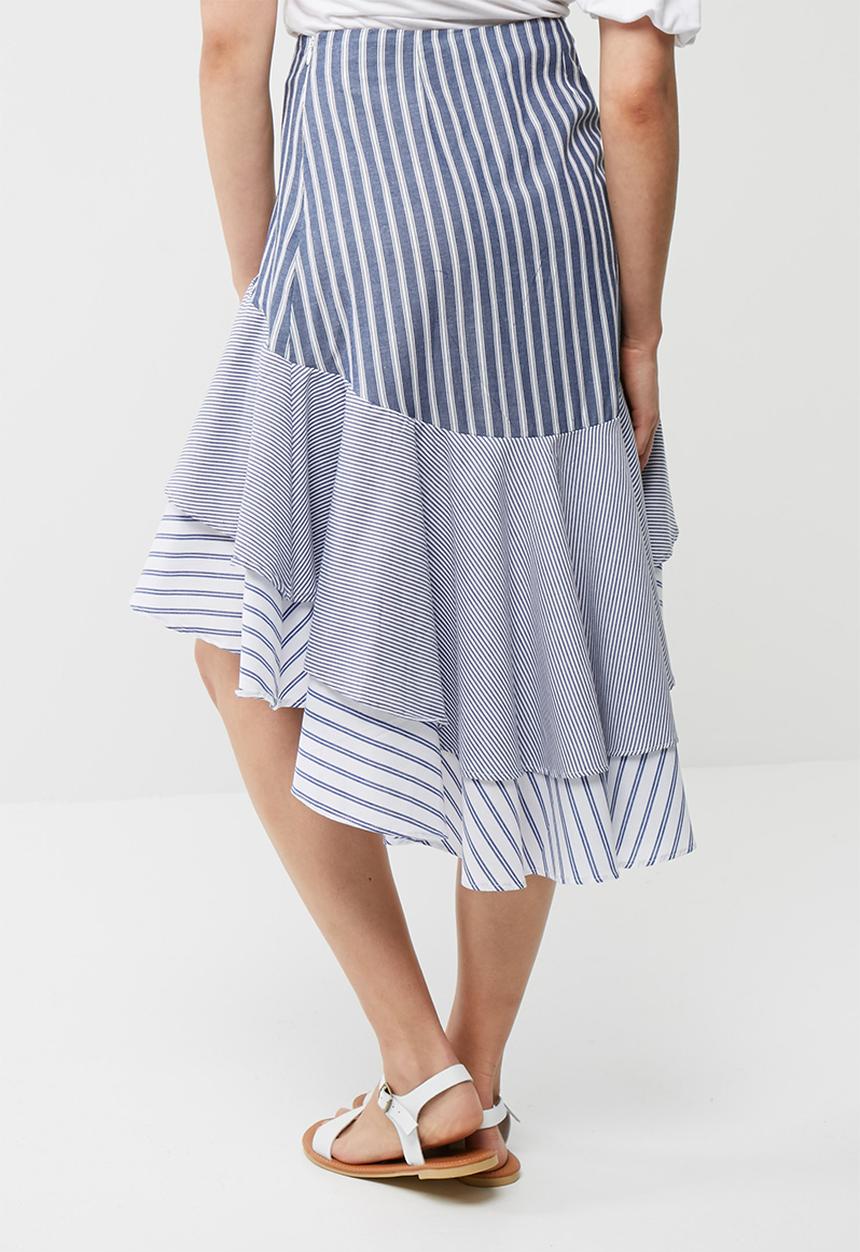 dailyfriday - Tiered stripe skirt