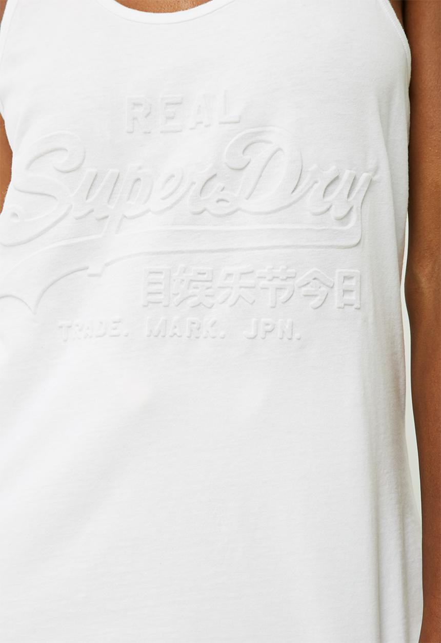 Superdry. - Vintage logo emboss vest