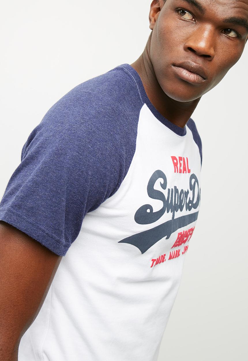 Superdry. - Vintage logo raglan tee