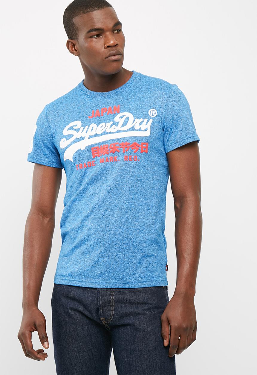 Superdry. - Vintage logo duo tee