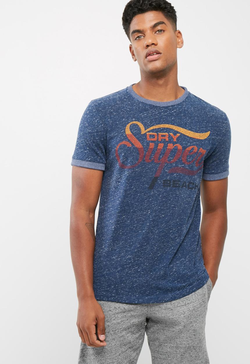 Superdry. - Super 77 swim ringer tee