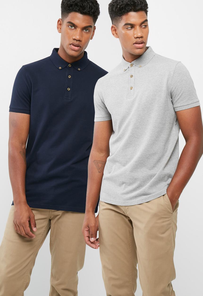basicthread - 2 pack regular fit polo