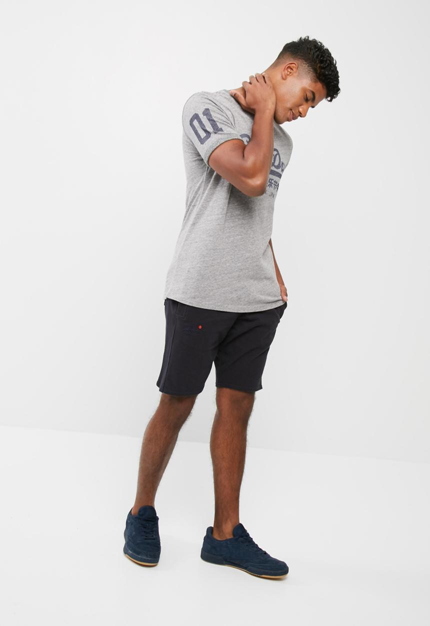 Superdry. - Vintage logo ringer tee