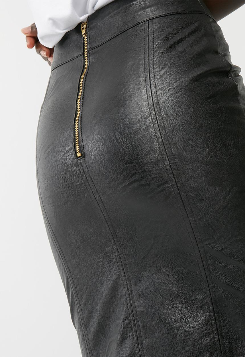 dailyfriday - PU mini skirt 