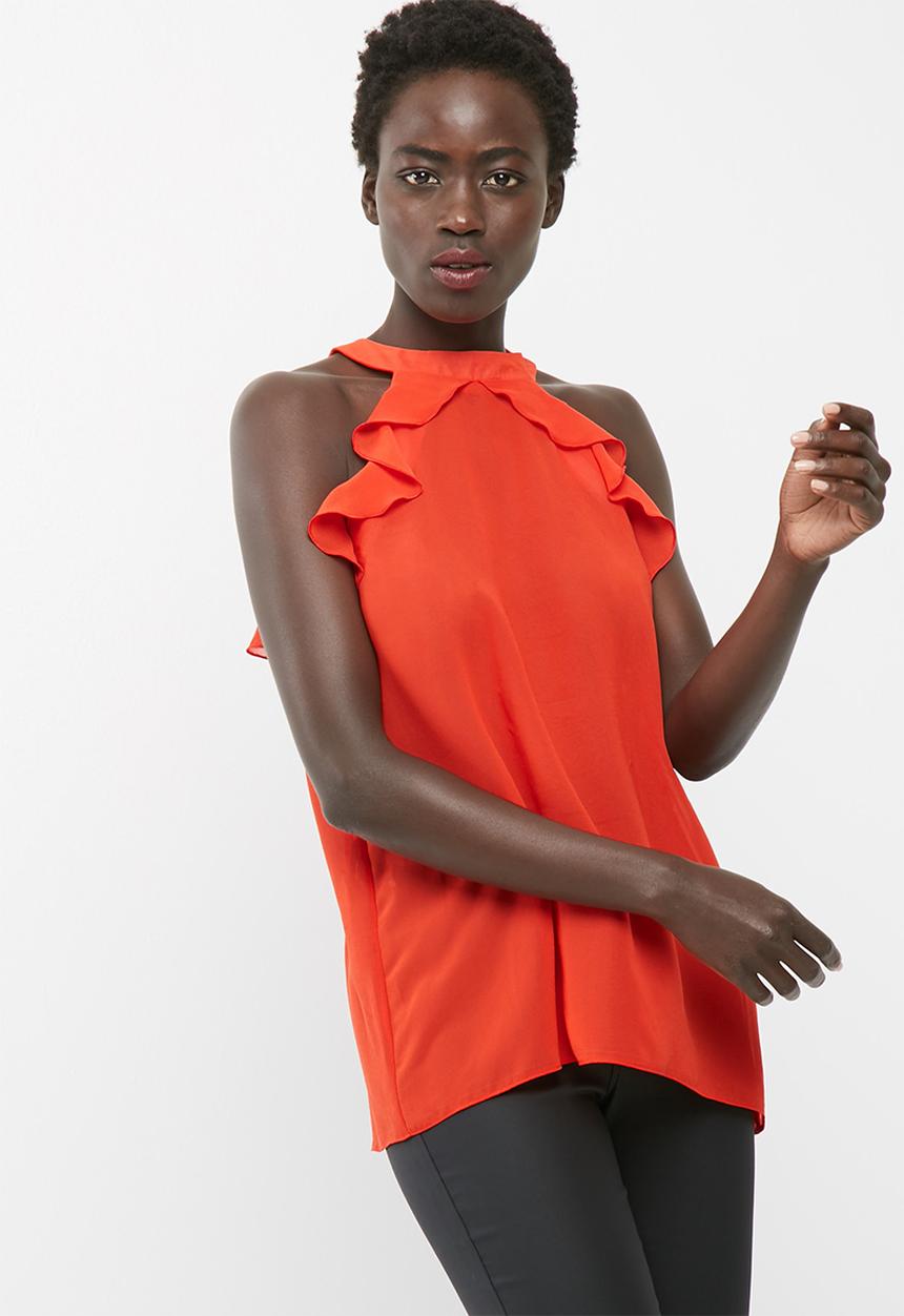 dailyfriday - Ruffle cut away cami top
