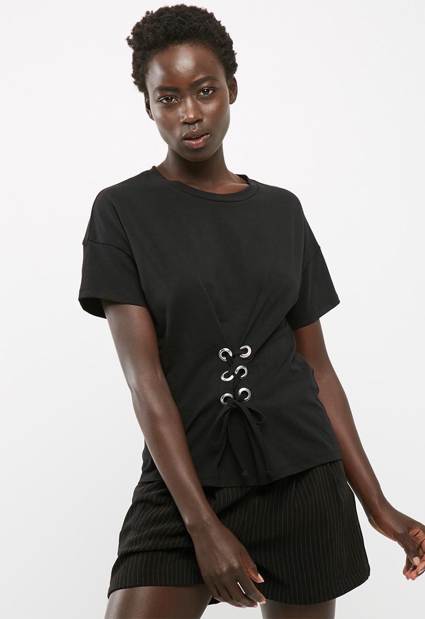 dailyfriday - Lace up front tee