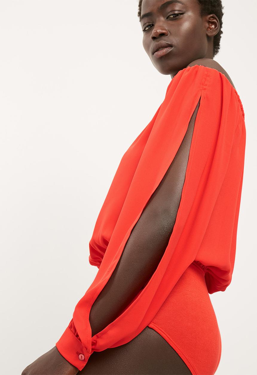 dailyfriday - Off shoulder twofer bodysuit