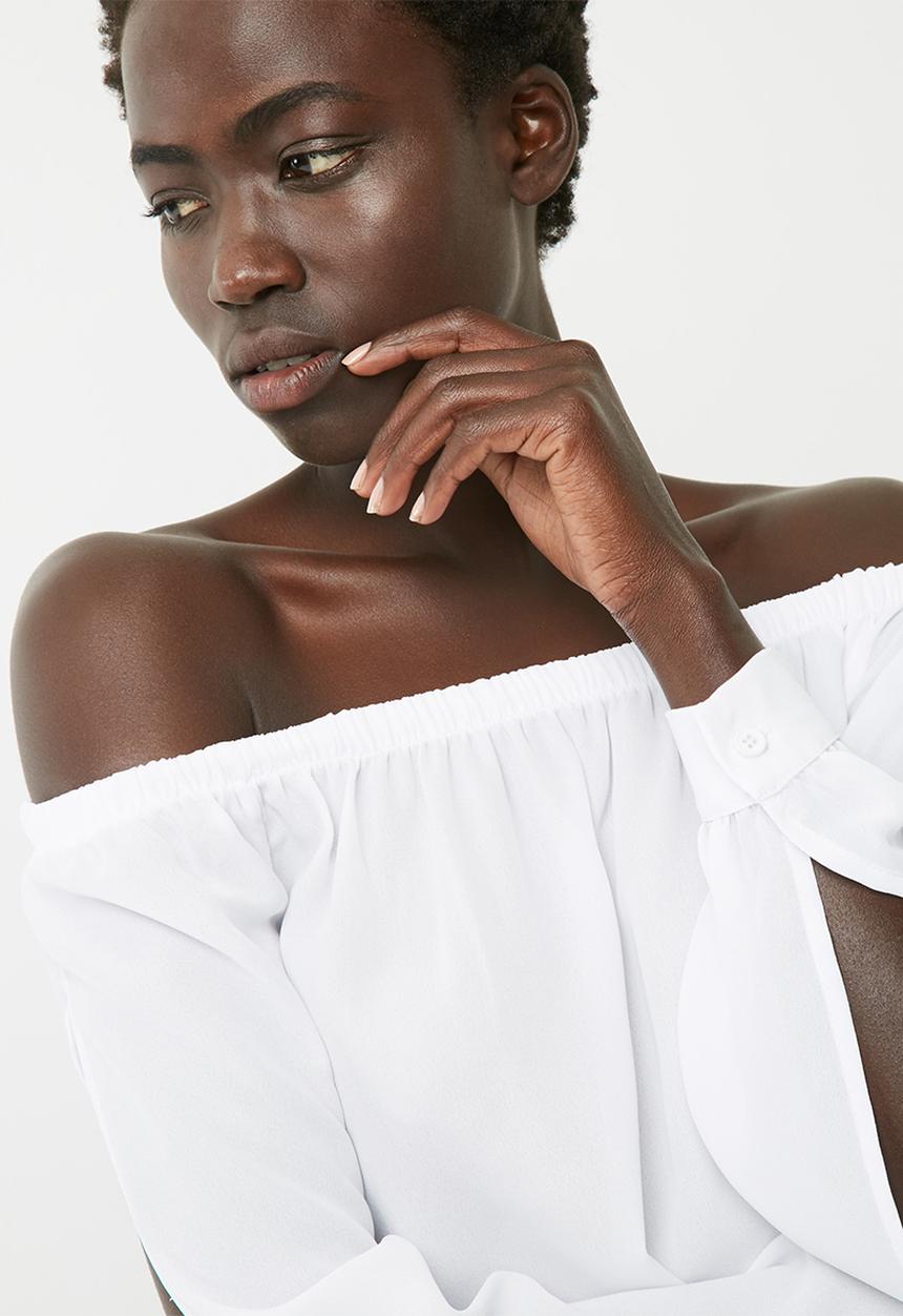 dailyfriday - Off the shoulder twofer bodysuit