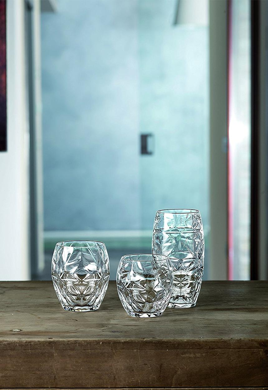 Luigi Bormioli - Facet glass set of 4