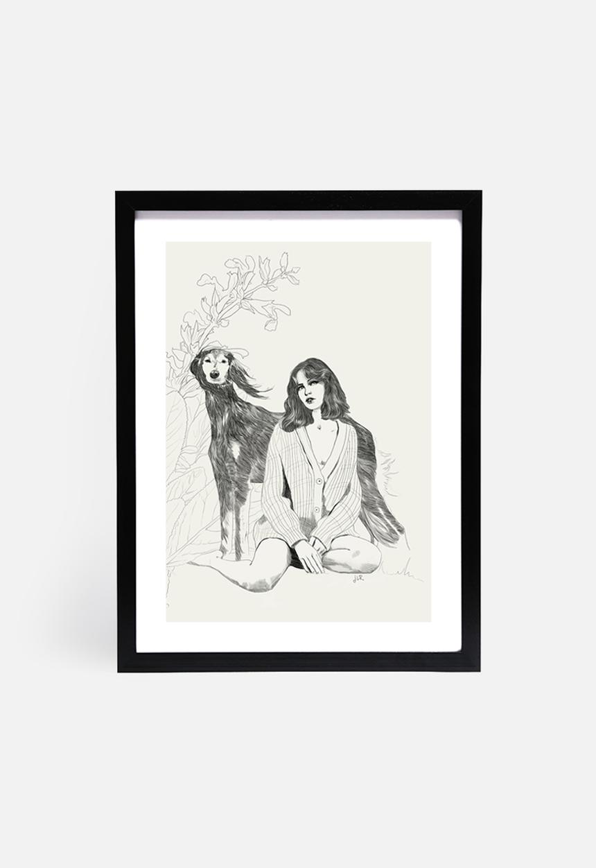 Jenny Liz Rome - A girl and a dog