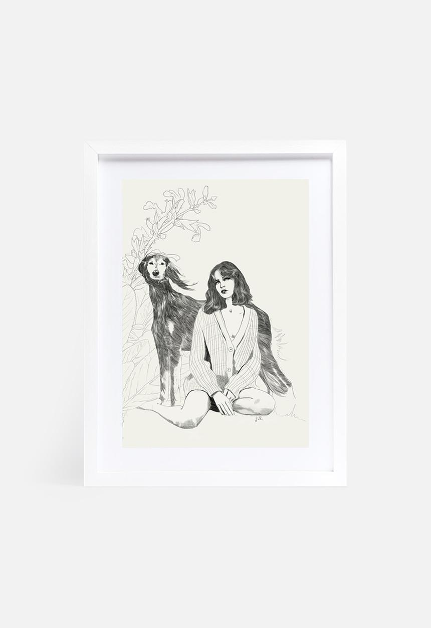Jenny Liz Rome - A girl and a dog