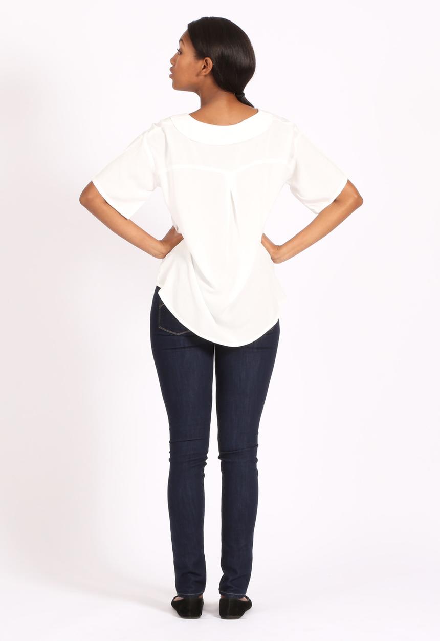 Margot Molyneux - Loose Collar Shirt – White