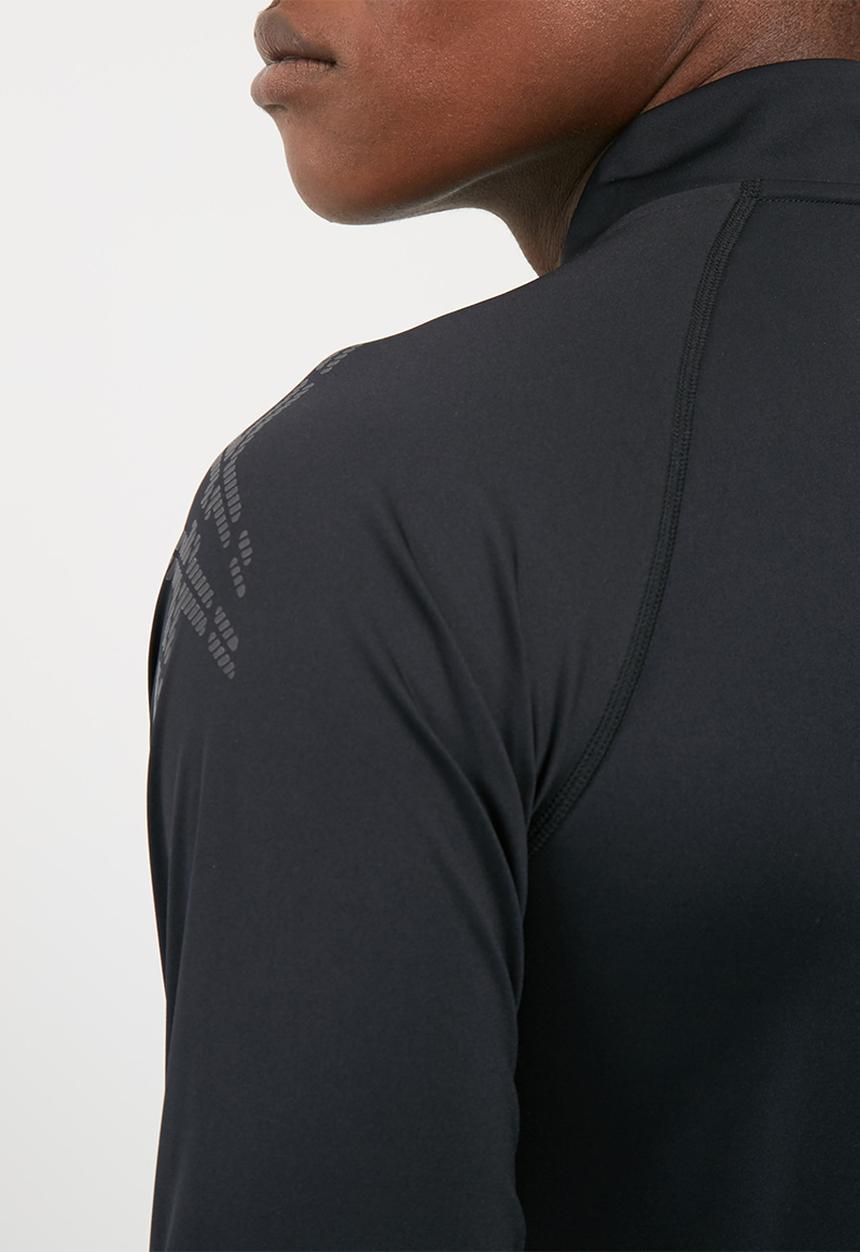 ASICS - Stripe half zip tee