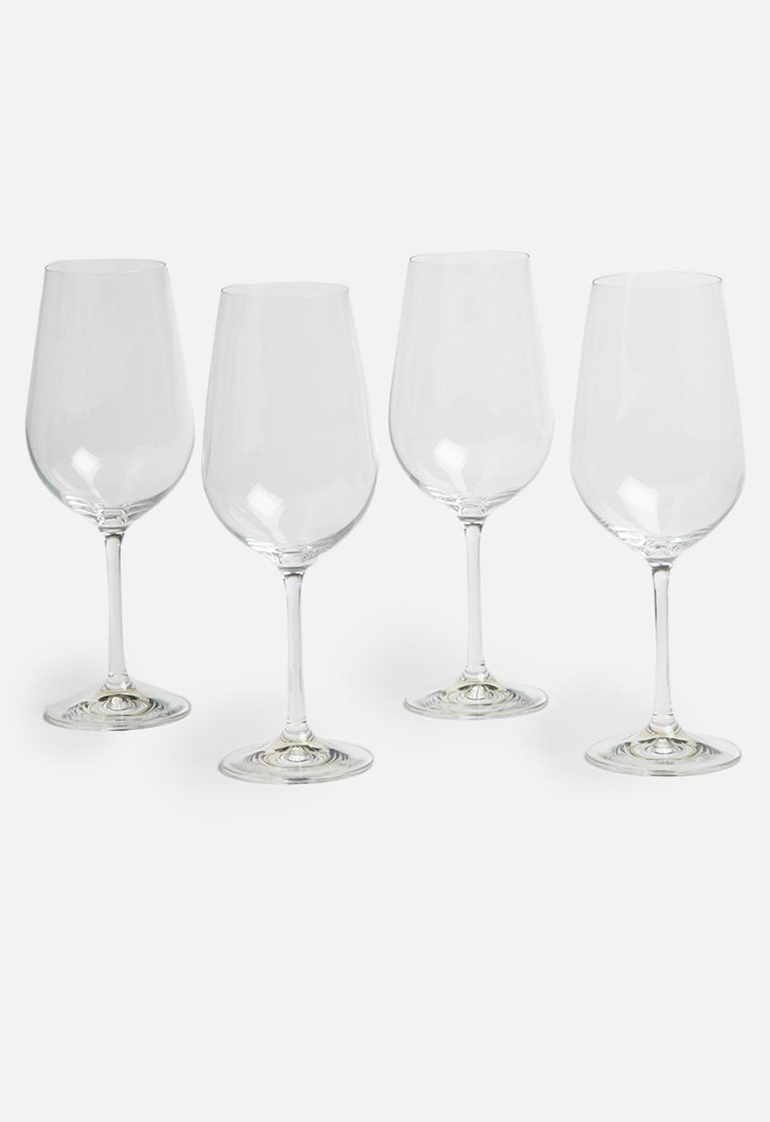 Bohemia Crystal - 350ml wine glass set of 4