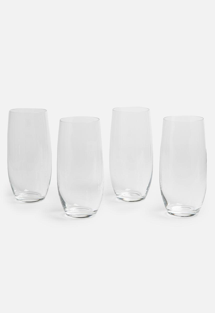 Bohemia Crystal - 470ml long drink tumbler set of 4