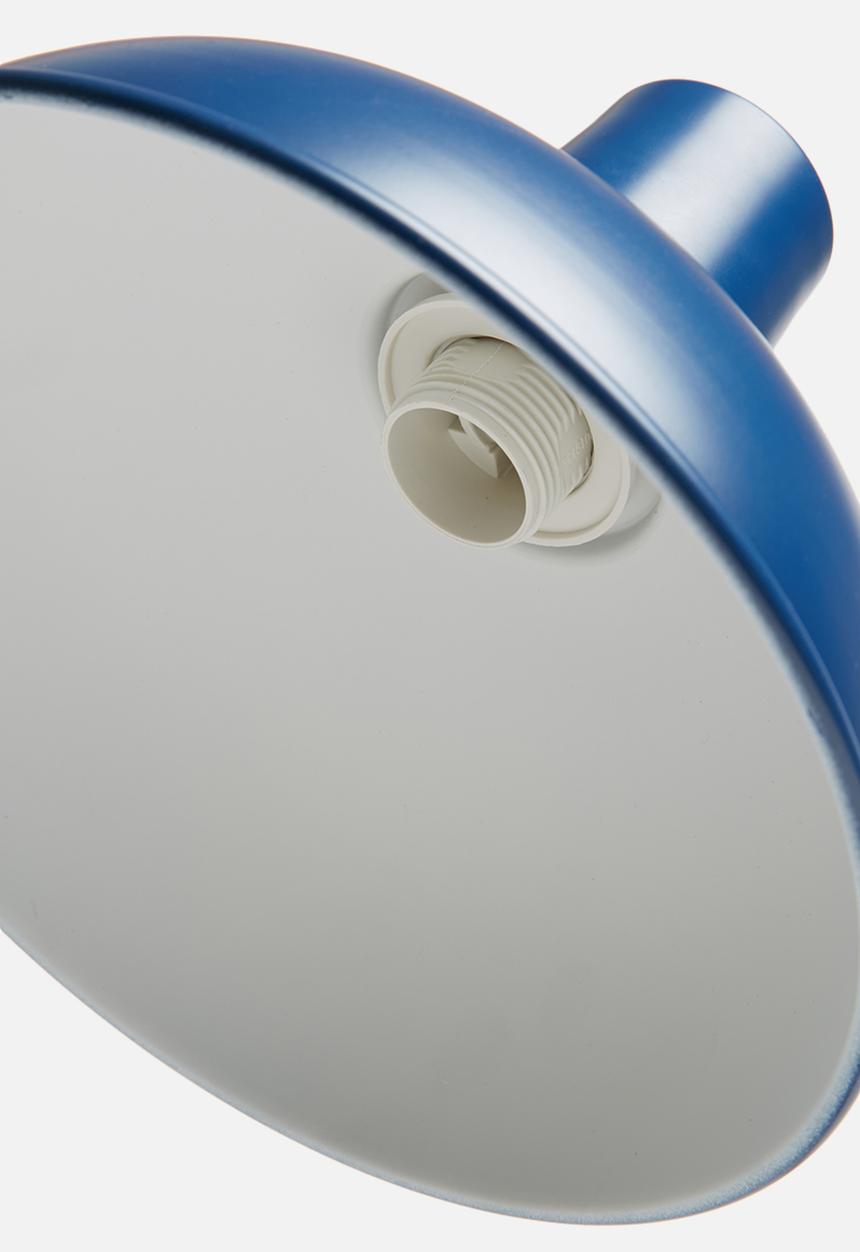 Present Time - Hood desk lamp - metal matt dark blue