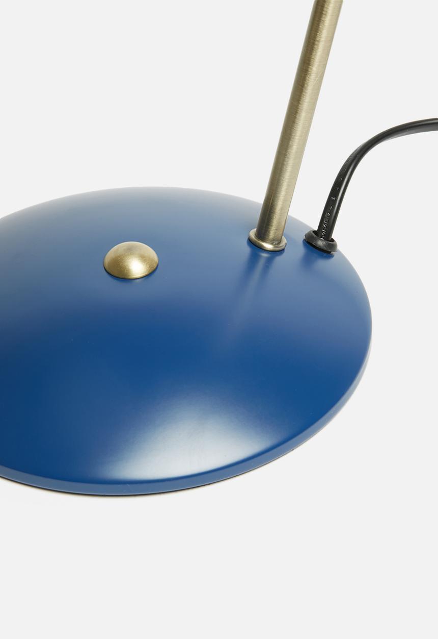 Present Time - Hood desk lamp - metal matt dark blue