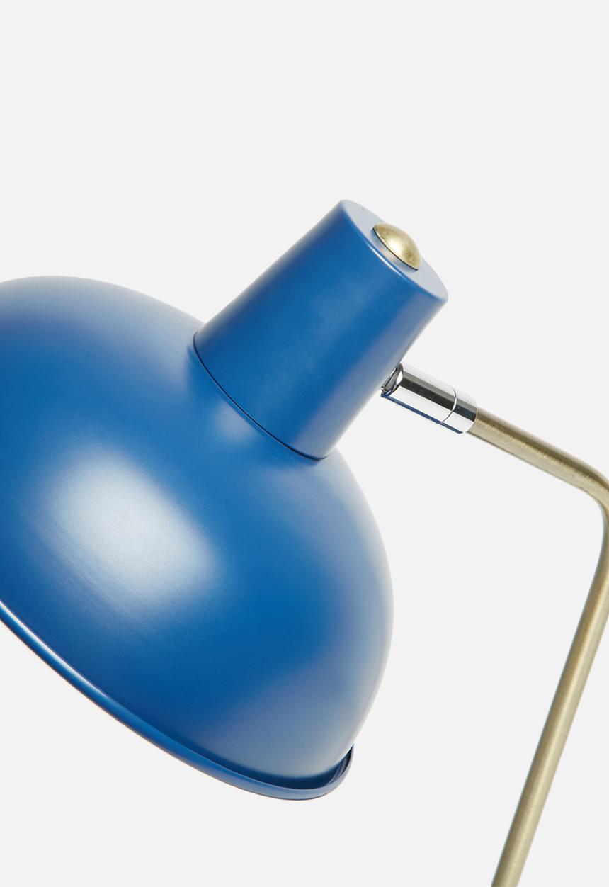 Present Time - Hood desk lamp - metal matt dark blue