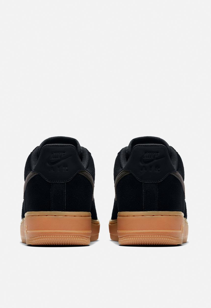 nike air force 1 07 lv8 suede black