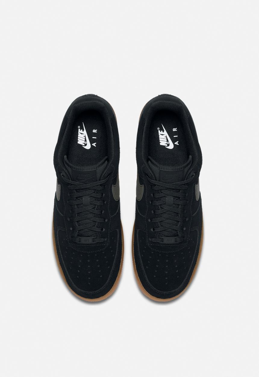 nike air force 1 lv8 black suede
