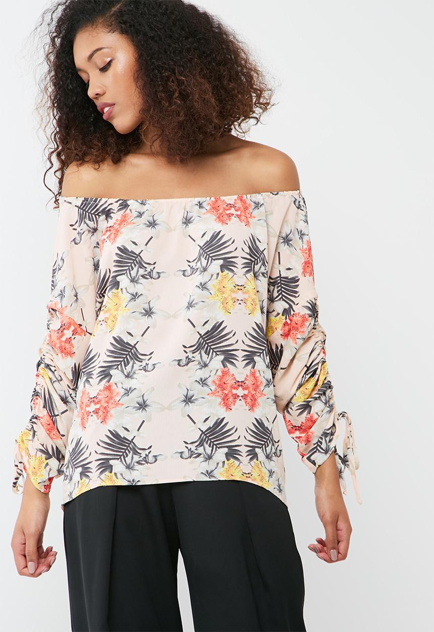 dailyfriday - Drawcord sleeve blouse