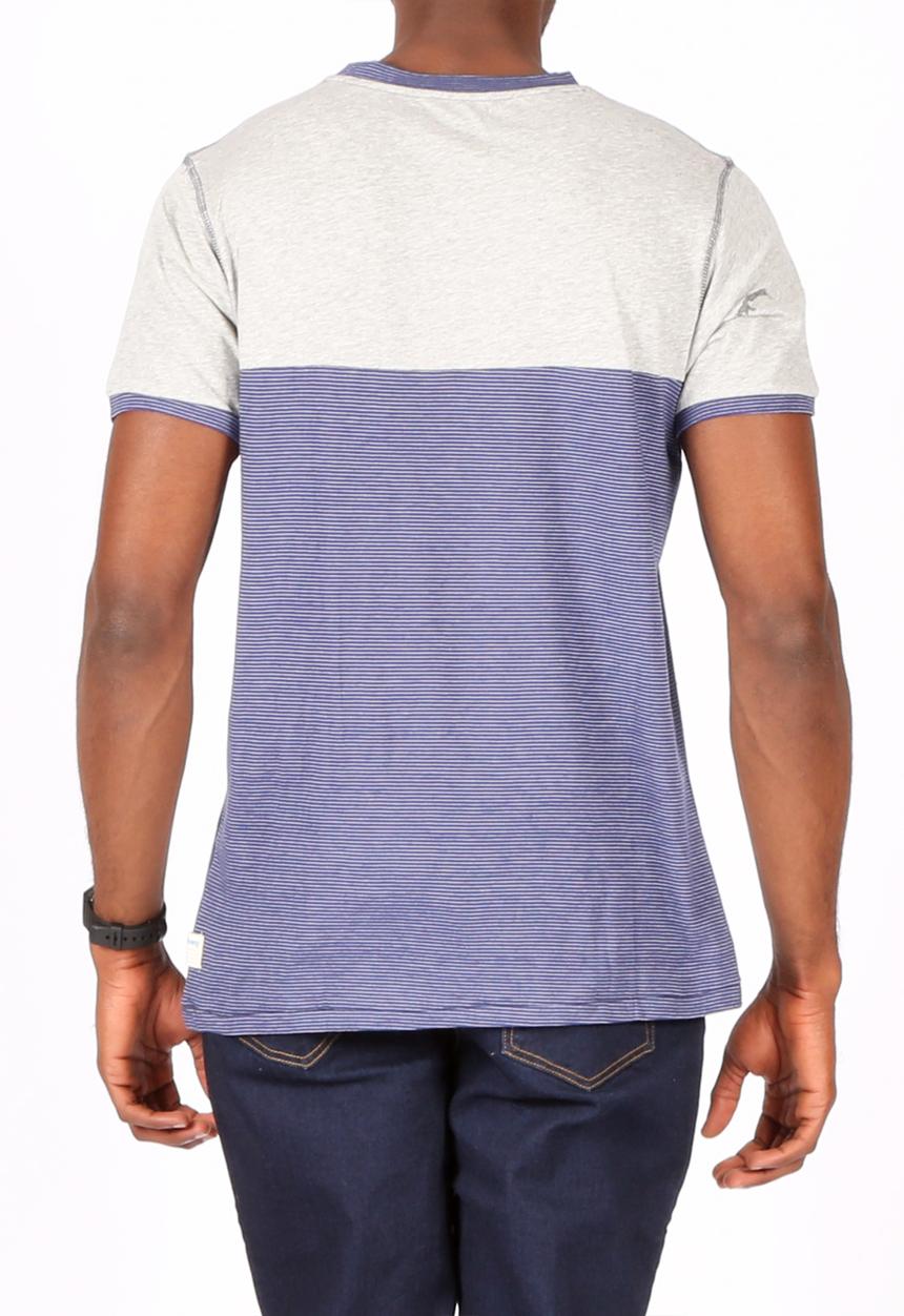 Supremebeing™ - Ignis Tee – Grey Navy