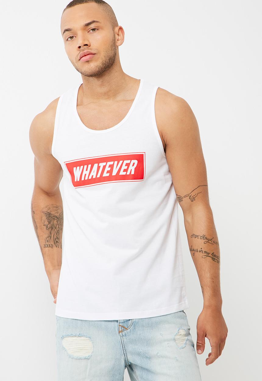 basicthread - Printed slim fit vest