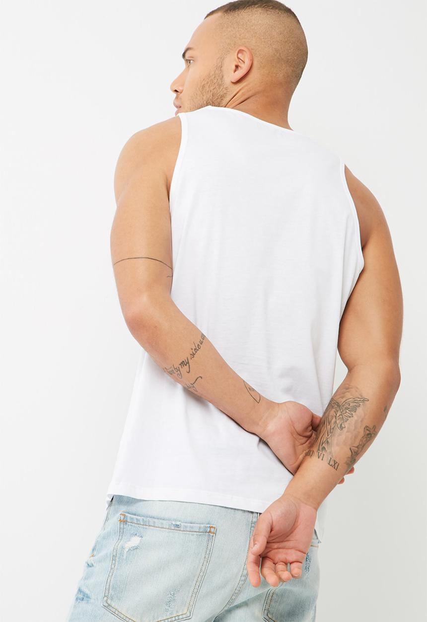 basicthread - Printed slim fit vest