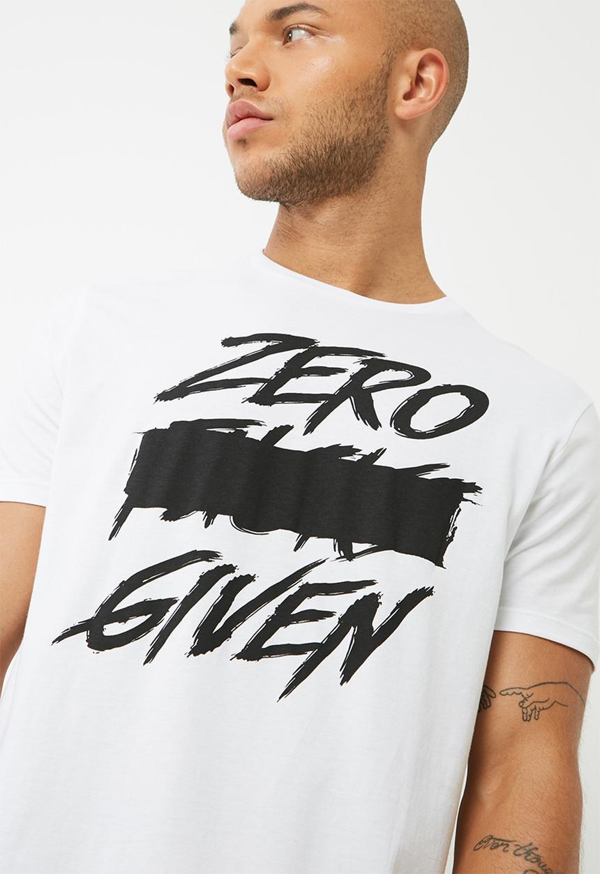 basicthread - Printed Curved Hem Tee