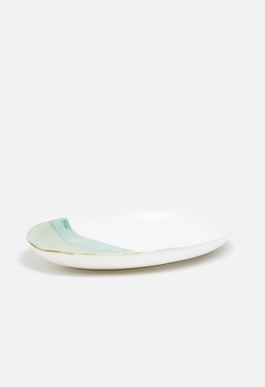 Urchin Art - Seafoam oval platter