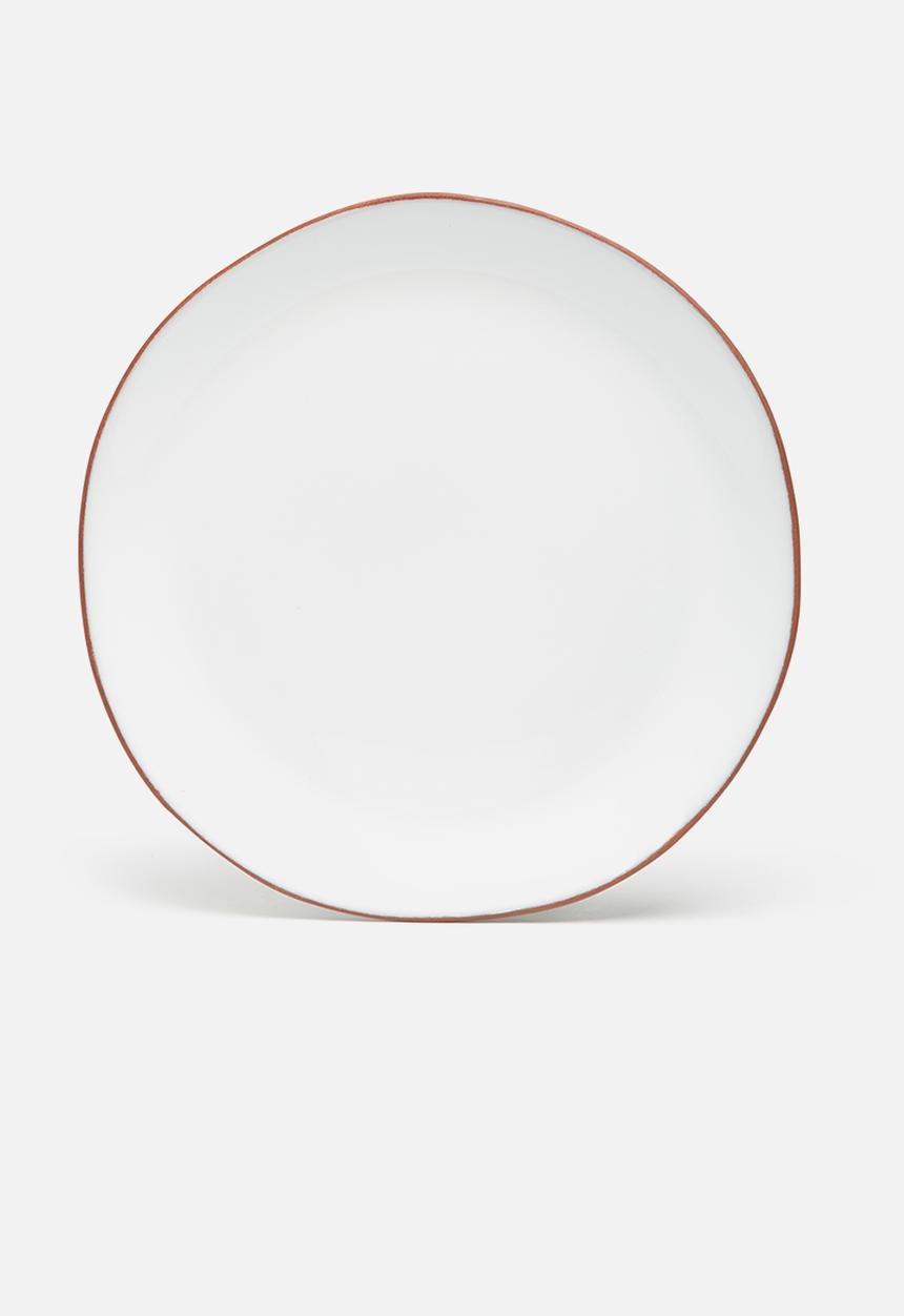 Urchin Art - Terracotta edge side plate set of 4
