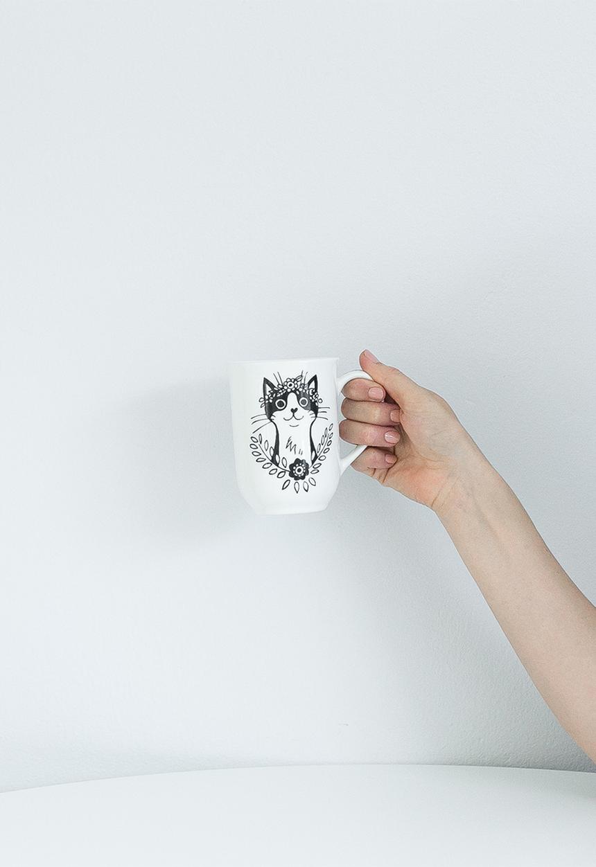 Sugar & Vice - Bohemian cat mug