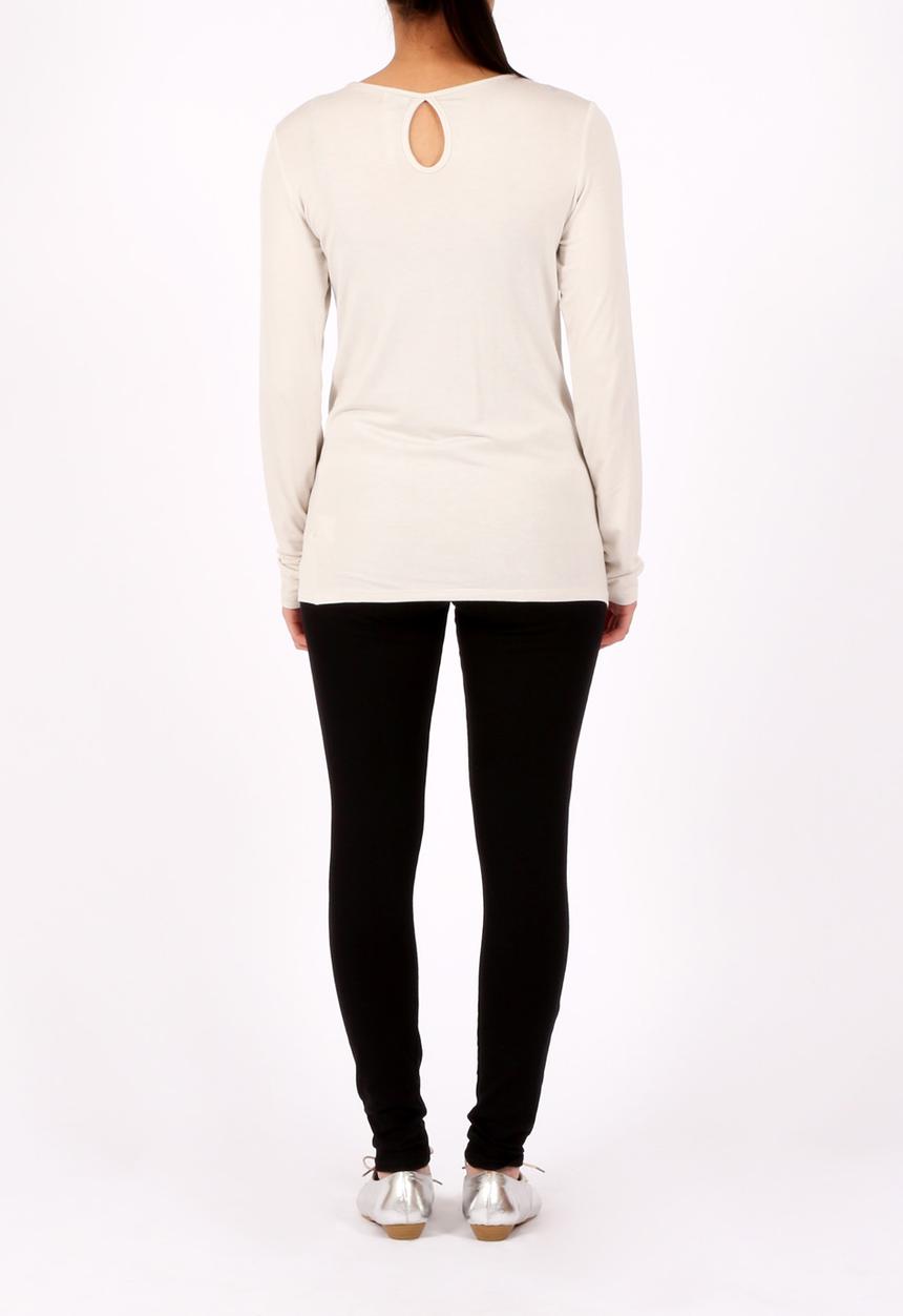 Two Clothing - Keyhole Tee – Cream