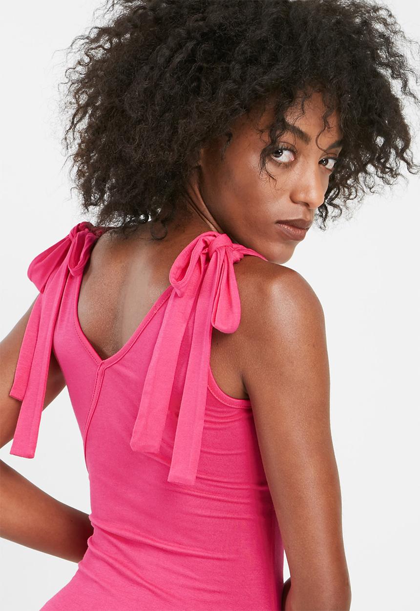 dailyfriday - Tie shoulder bodysuit