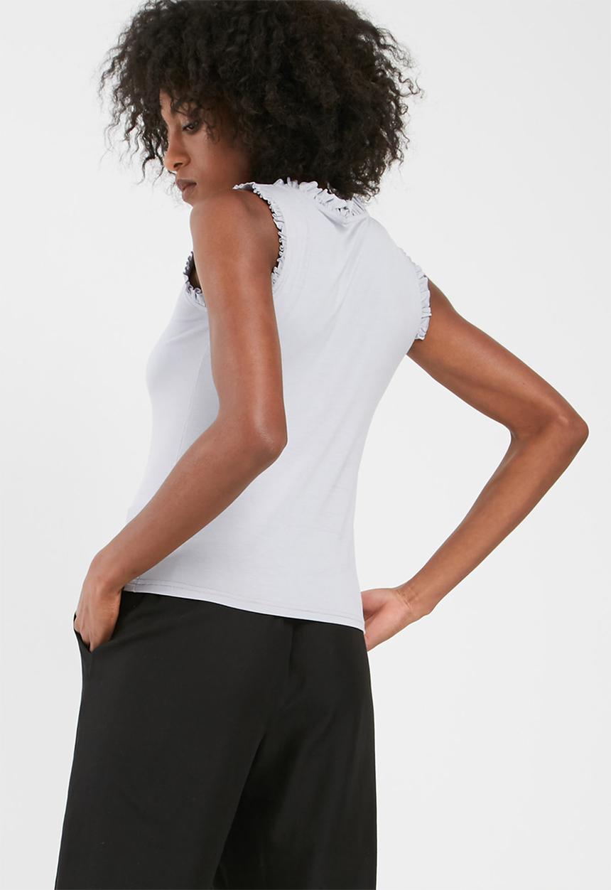 dailyfriday - Ruffle sleeve vest