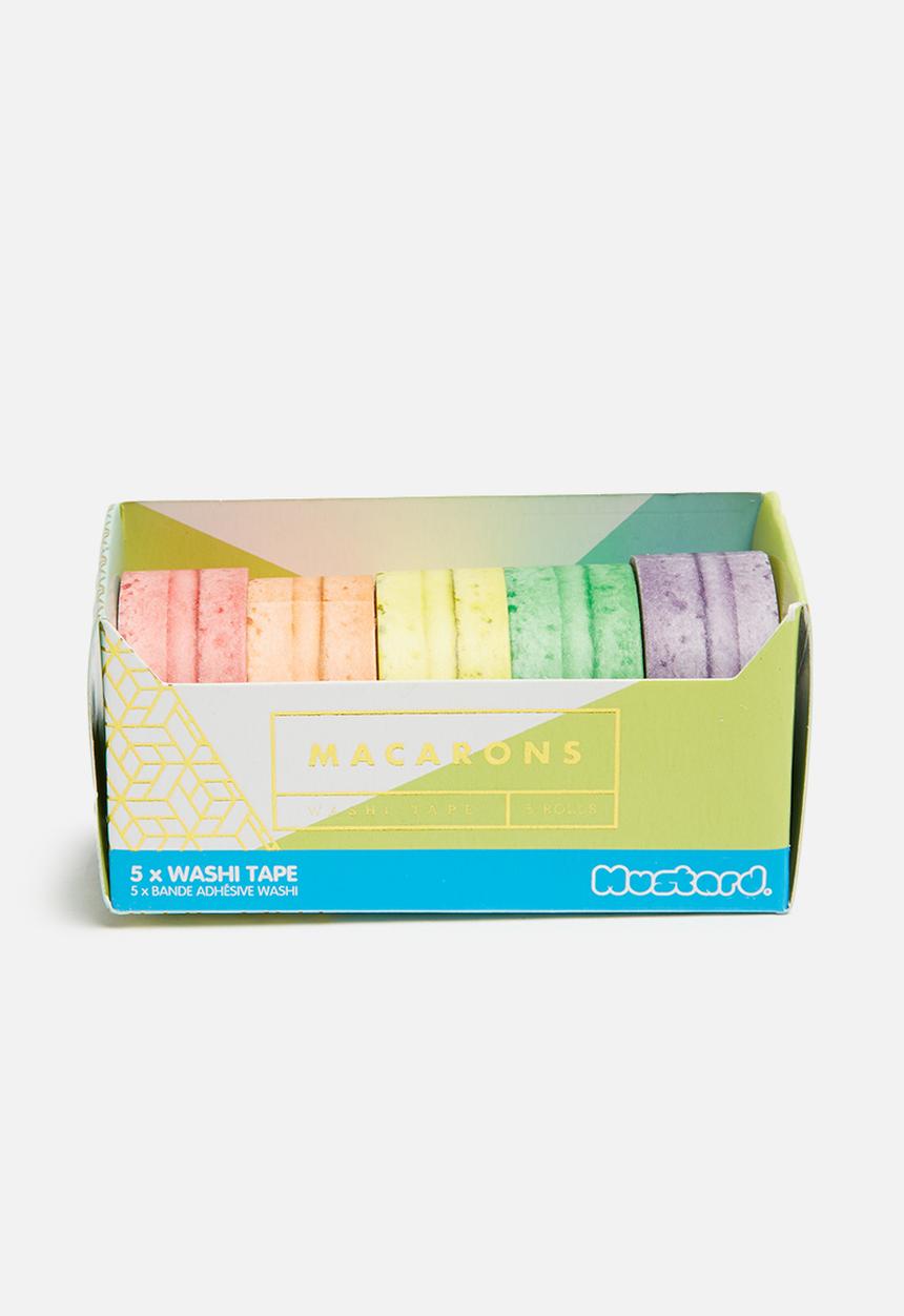 Mustard  - Macarons washi tape