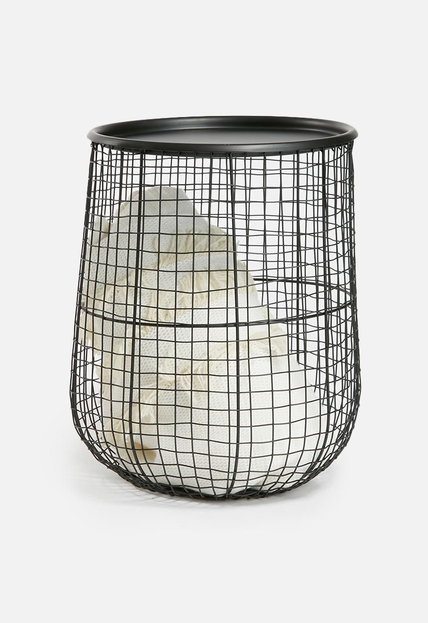 Sarah Jane - Black mesh side table