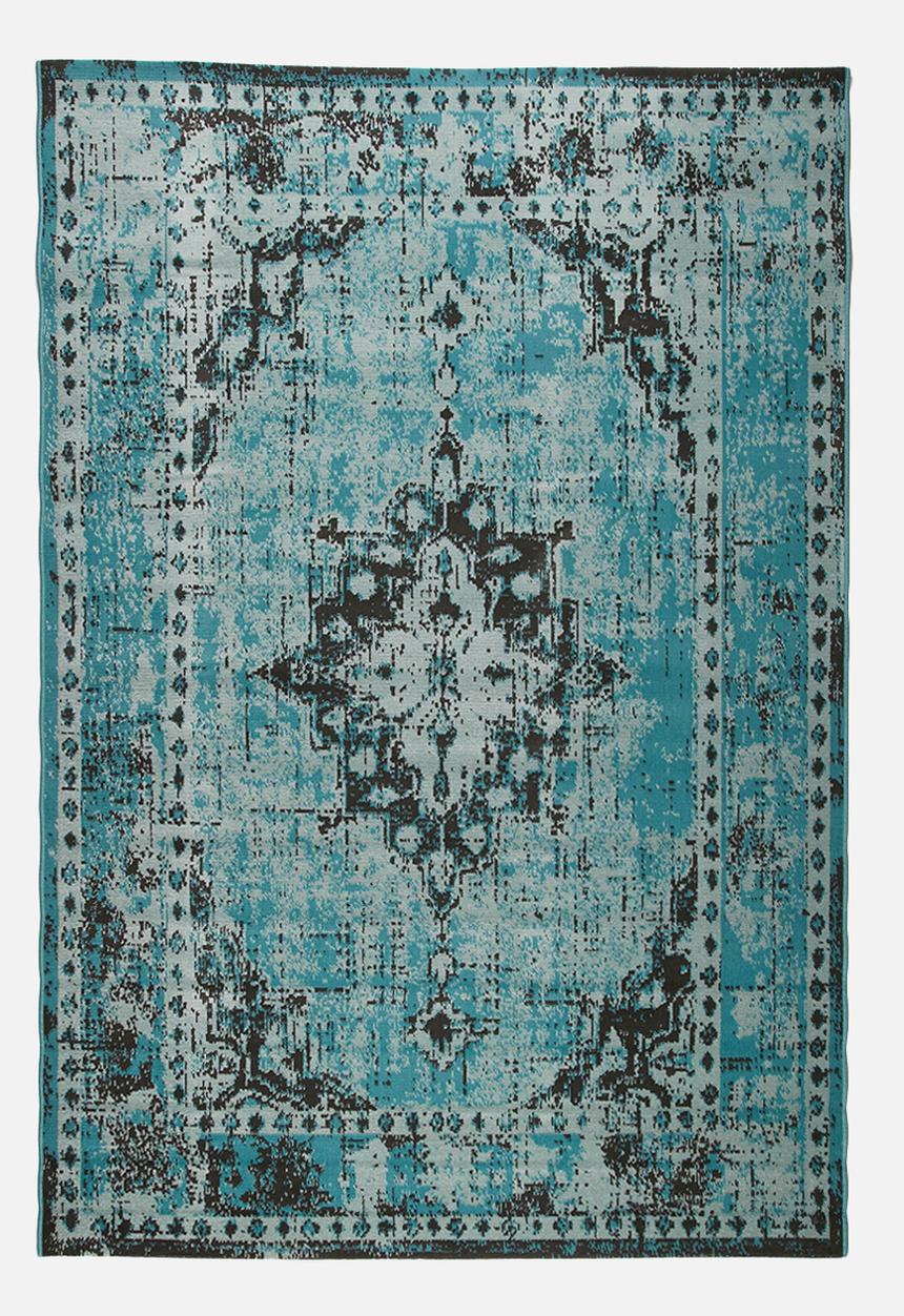 Sixth Floor - Vintage rug - blue/green mix
