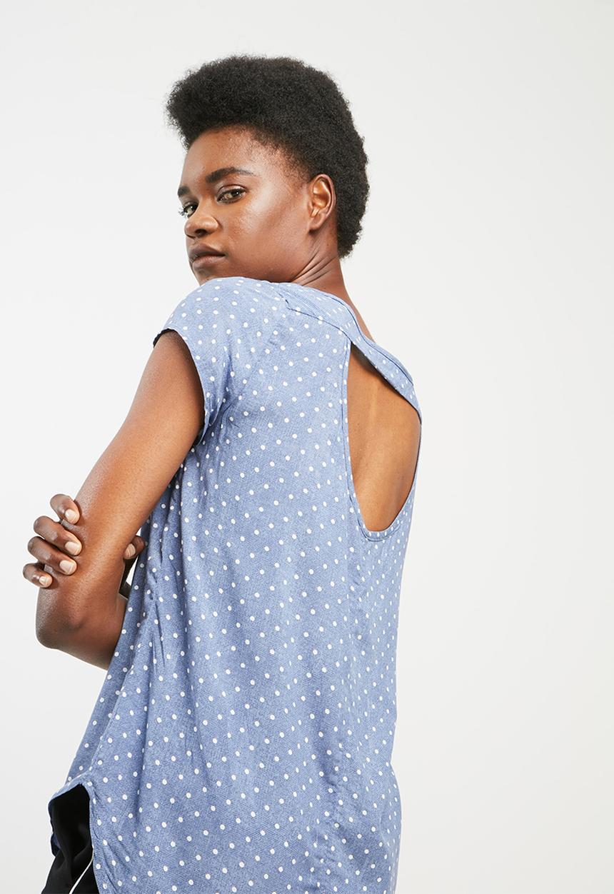 dailyfriday - Open back shell top